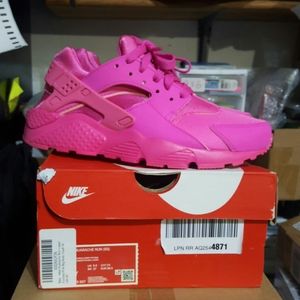 Nike Huarache Run Lazer Fuschia Big Kids Shoes